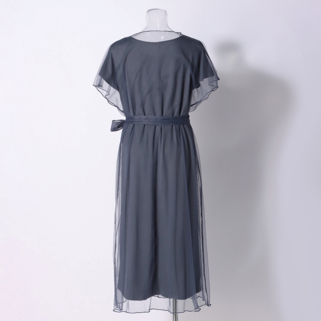 TULLE APPLIQUE　ドレス 詳細画像 ブルー 3