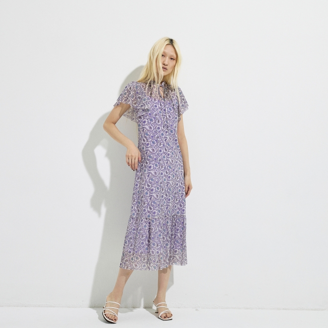 -confiture- VARIOUS PRINTED DRESSES 詳細画像 パープル系マルチ 1