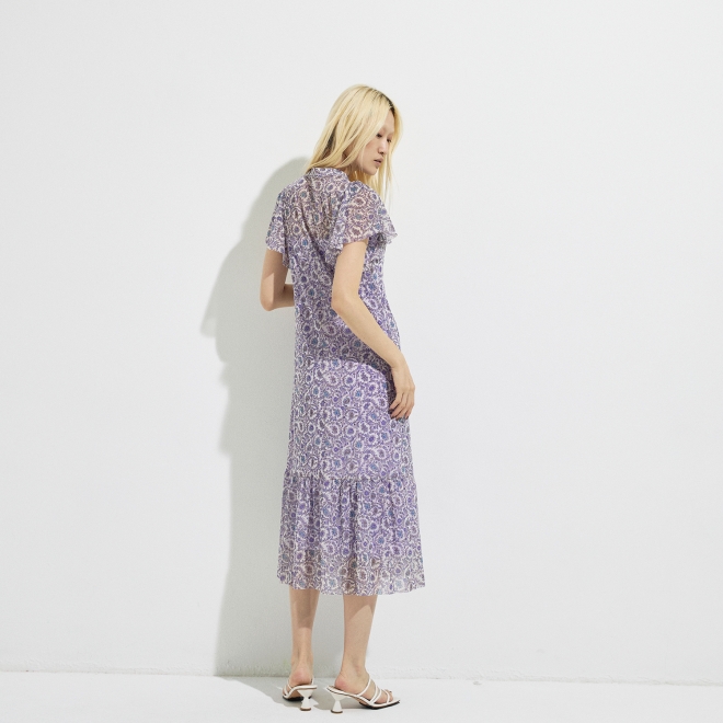 -confiture- VARIOUS PRINTED DRESSES 詳細画像 パープル系マルチ 2