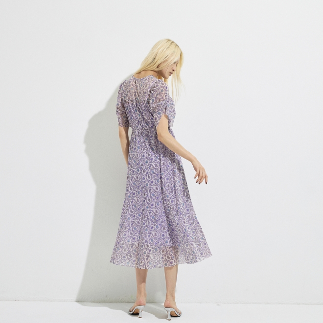 -confiture- VARIOUS PRINTED DRESSES 詳細画像 パープル系マルチ 2
