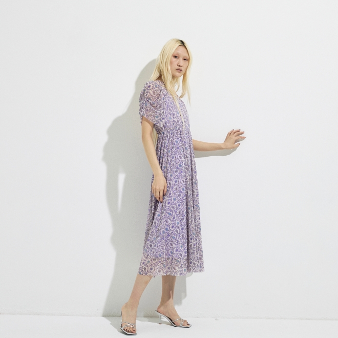 -confiture- VARIOUS PRINTED DRESSES 詳細画像 パープル系マルチ 3