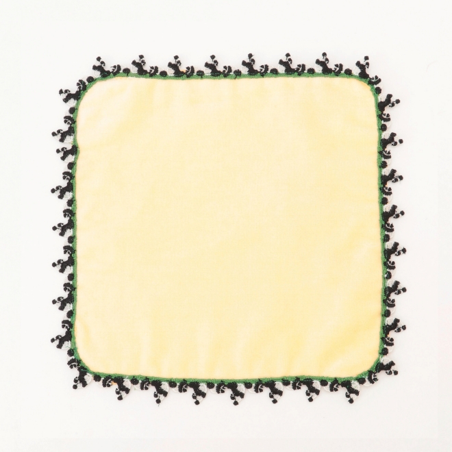 PANDA LACE HANDKERCHIEF　 詳細画像 イエロー 1