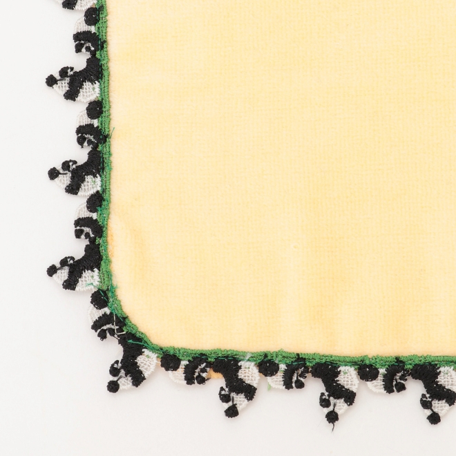 PANDA LACE HANDKERCHIEF　 詳細画像 イエロー 2