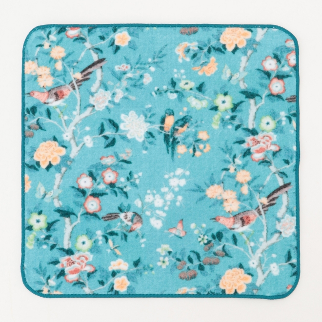 BEAUTIES OF NATURE PRINTED ON HANDKERCHIEF　 詳細画像 ブルー 1