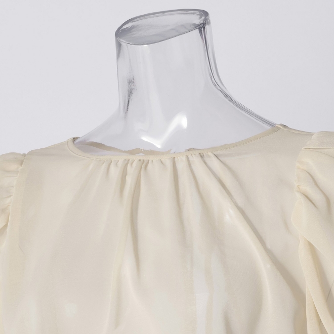 CHIFFON HAORI　ブラウス 詳細画像 ベージュ 5