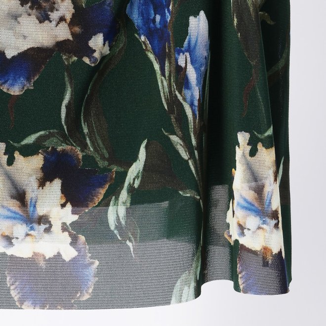 IRIS PRINT NETTING　スカート 詳細画像 グリーン系マルチ 5