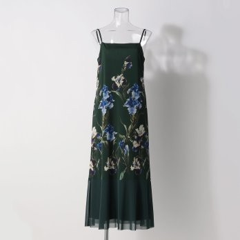 IRIS PRINT NETTING　ドレス
