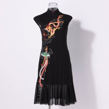 DRAGON+PHOENIX EMBROIDERY　ドレス 詳細画像