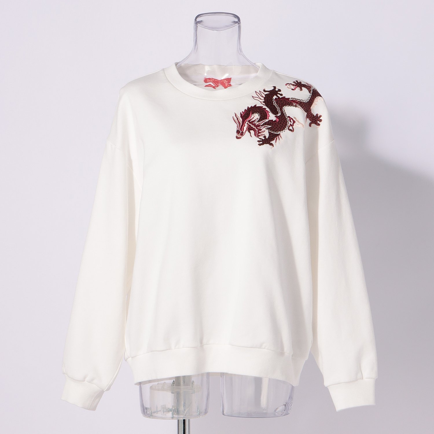 EMBROIDERY DRAGON ON SWEATSHIRT ｜VIVIENNE TAM（ヴィヴィアンタム 