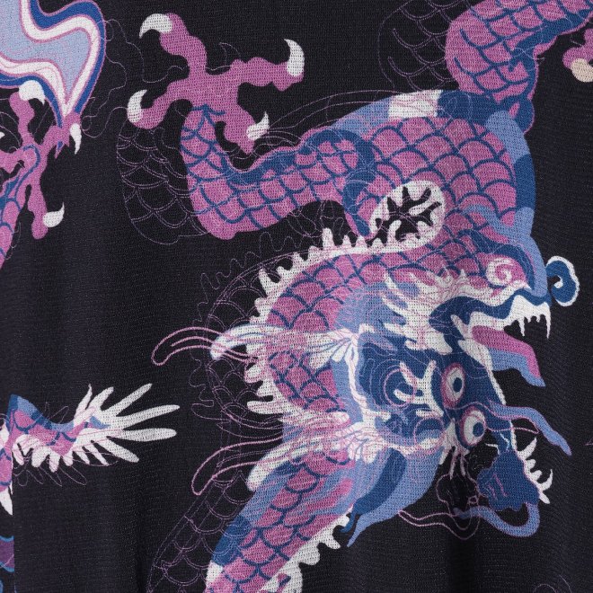 DRAGON CLOUD PRINTED STRETCH NET　ドレス 詳細画像 パープル系マルチ 10