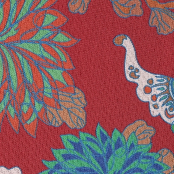PLUM PRINT ON STRETCH NETTING　ドレス 詳細画像
