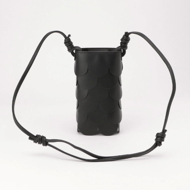 LEATHER DRAGON SCALE PHONE BAG 詳細画像 ブラック 2