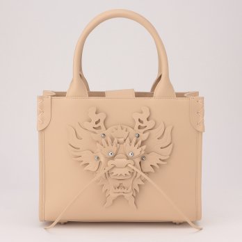 LEATHER DRAGON HEAD TOTE BAG 詳細画像