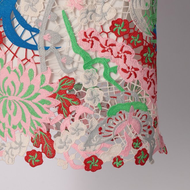 PLUM FLOWER LACE　スカート 詳細画像 白系マルチ 5