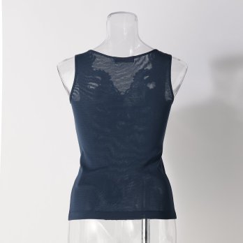 SOLID STRETCH NETTING　ブラウス 詳細画像