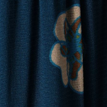 NAVY FLORAL STRETCH NETTING　スカート 詳細画像