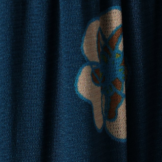 NAVY FLORAL STRETCH NETTING　スカート 詳細画像 ブルー系マルチ 6