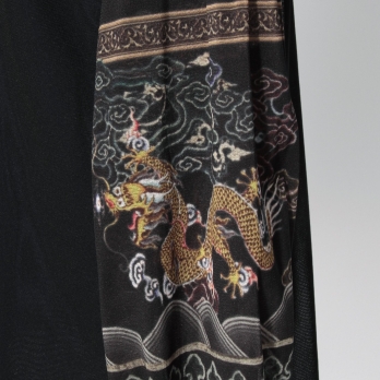 Dragon cloud print net ブラウス 詳細画像