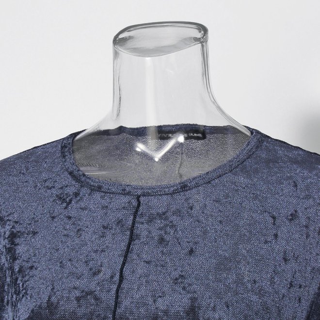 Sheer velor ブラウス 詳細画像 ネイビー 4