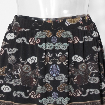 【COMING SOON】Dragon cloud print net スカート 詳細画像