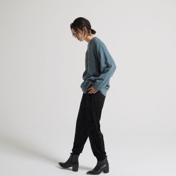 Sheer velor パンツ 詳細画像