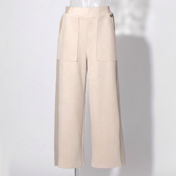 【COMING SOON】WLC スエード×リブワイドパンツ 詳細画像