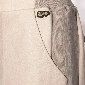 【COMING SOON】WLC スエード×リブワイドパンツ 詳細画像