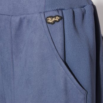 【COMING SOON】WLC スエード×リブワイドパンツ 詳細画像