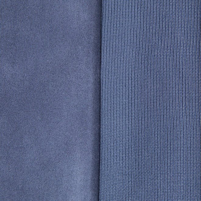 【COMING SOON】WLC スエード×リブワイドパンツ 詳細画像 ライトブルー 6