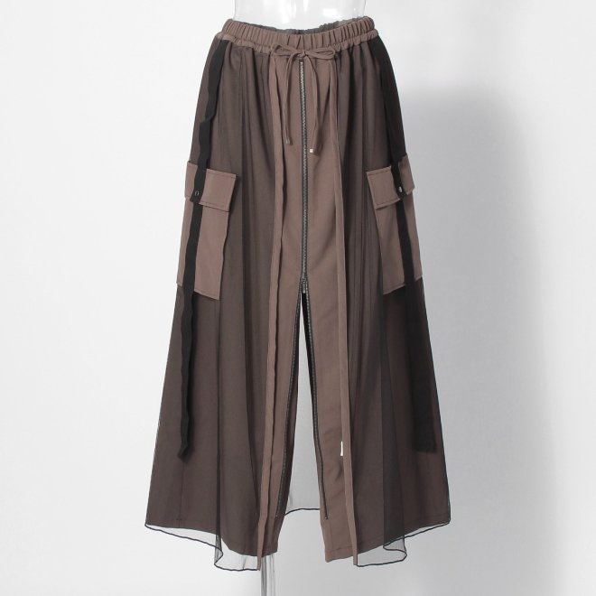 【COMING SOON】WL メッシュワーク パンツ 詳細画像 ブラウン 1