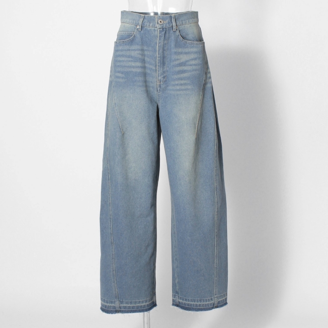 WLC wide denim パンツ 詳細画像 ライトブルー 1