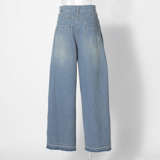 WLC wide denim パンツ 詳細画像 ライトブルー 3