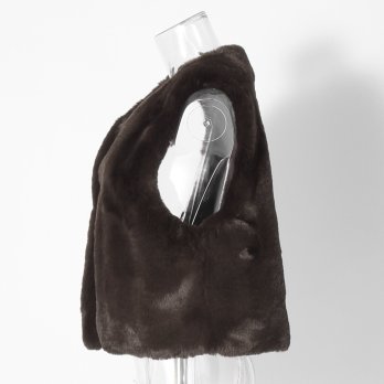 【COMING SOON】WL エコファーショートベスト 詳細画像