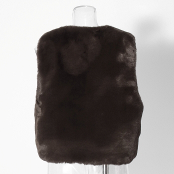 【COMING SOON】WL エコファーショートベスト 詳細画像