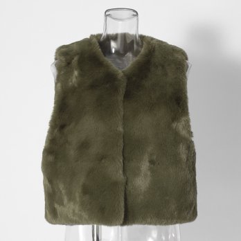 【COMING SOON】WL エコファーショートベスト 詳細画像