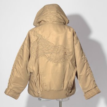 【COMING SOON】ナイロン中綿フードMA-1 詳細画像