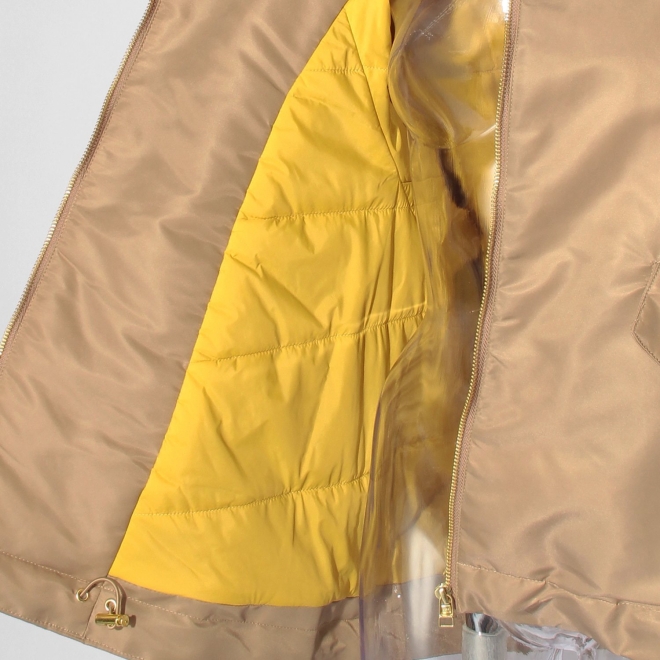 【COMING SOON】ナイロン中綿フードMA-1 詳細画像 ベージュ 3