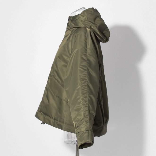 【COMING SOON】ナイロン中綿フードMA-1 詳細画像 カーキ 2