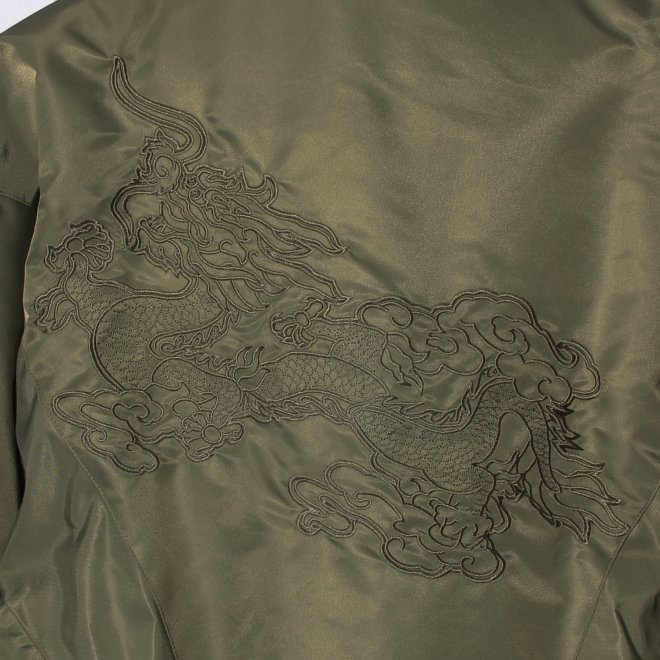 【COMING SOON】ナイロン中綿フードMA-1 詳細画像 カーキ 7