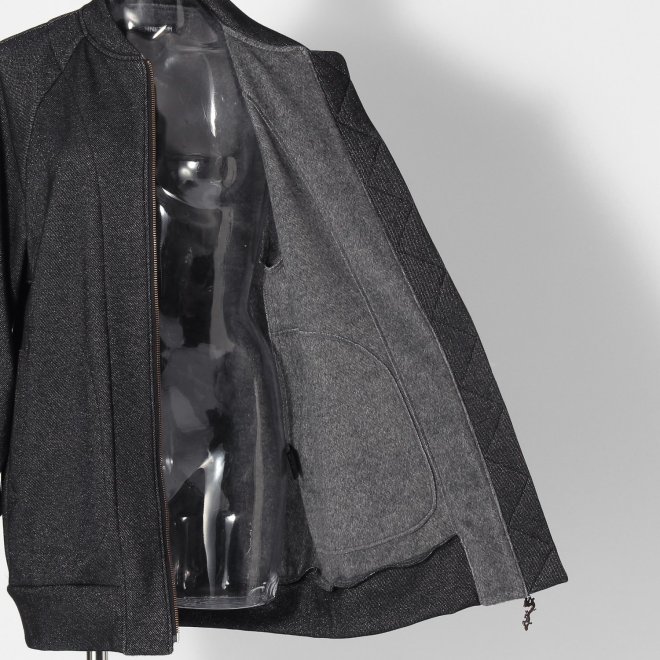 【COMING SOON】MOFU MOFU BOMBER ブルゾン 詳細画像 ブラック 2