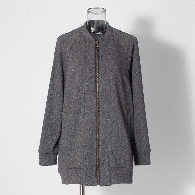 【COMING SOON】MOFU MOFU BOMBER ブルゾン 詳細画像 ライトグレー 1