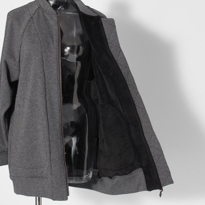 【COMING SOON】MOFU MOFU BOMBER ブルゾン 詳細画像 ライトグレー 4