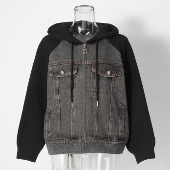 【COMING SOON】WLC デニムコンビニットパーカー 詳細画像