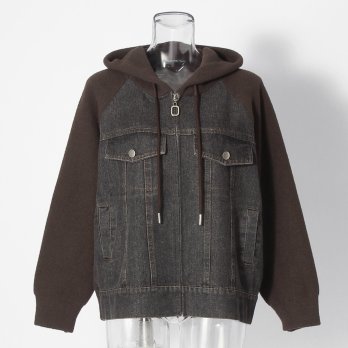 【COMING SOON】WLC デニムコンビニットパーカー