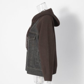 【COMING SOON】WLC デニムコンビニットパーカー 詳細画像