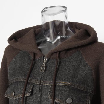 【COMING SOON】WLC デニムコンビニットパーカー 詳細画像