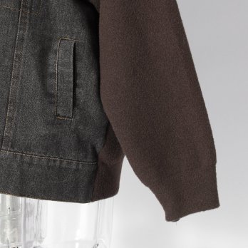 【COMING SOON】WLC デニムコンビニットパーカー 詳細画像