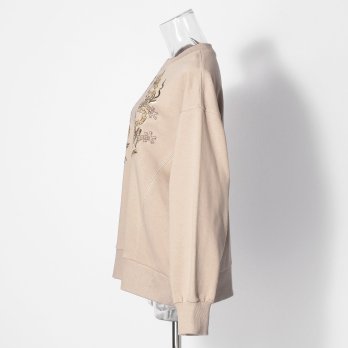 Dragon embroidery sweat shirt トレーナー 詳細画像