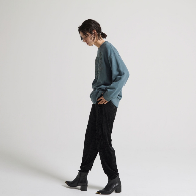 Dragon embroidery sweat shirt トレーナー 詳細画像 ライトブルー 2