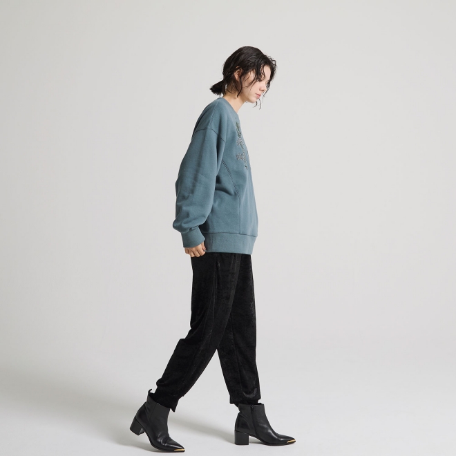 Dragon embroidery sweat shirt トレーナー 詳細画像 ライトブルー 4